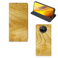 Xiaomi Poco X3 Pro | Poco X3 Book | Wallet Case | Licht Hout