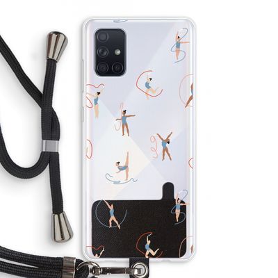 Dancing #3: Samsung Galaxy A71 Transparant Hoesje met koord