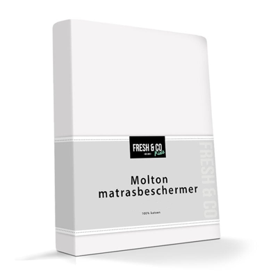 Molton Hoeslaken Kids Effen 70x140 Cm Ademend & Zacht Fresh And Co Kids - Dekbed-Discounter.nl