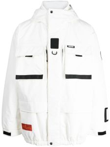 izzue veste à logo imprimé - Blanc