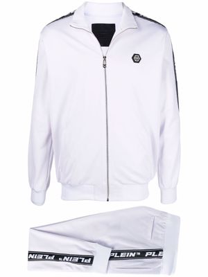 Philipp Plein survêtement à logo imprimé - Blanc