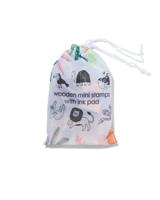 HEMA Houten Mini Stempels Dieren Met Stempelkussen