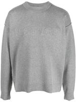 Off-White pull Lounge en maille - Gris