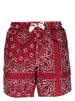 MC2 Saint Barth short de bain à imprimé bandana - Rouge