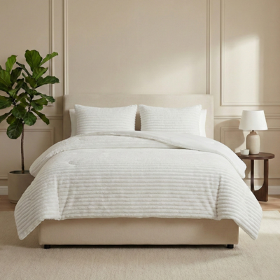 Wasbaar Lazy Dekbed Zonder Overtrek - Zonder Overtrek - Teddy Rib - Beige - Dekbed-Discounter.nl