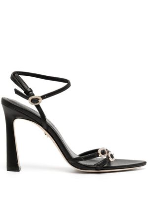Dee Ocleppo sandales Lanai 90 mm en cuir - Noir