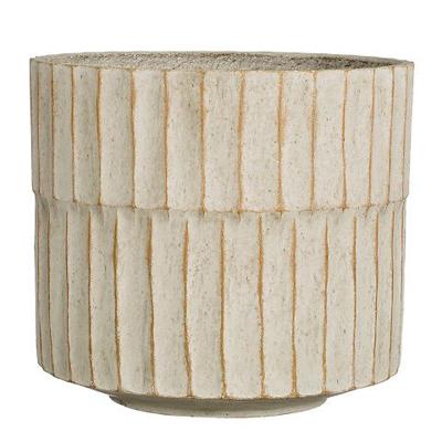 Apiro pot rond off white h15xd17,5cm - Mica decorations
