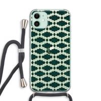 Moroccan tiles: iPhone 11 Transparant Hoesje met koord