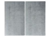 SILVERCREST 2 Glazen inductiebeschermers (Beton) SILVERCREST 2 Glazen inductiebeschermers (Beton)