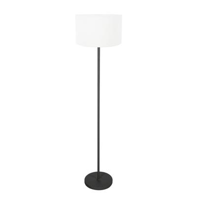 Steinhauer Zwarte vloerlampNoor met witte kap - 4437ZW