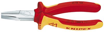 Knipex Platbuigtang verchroomd 160 mm - 2006160