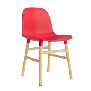 Normann Copenhagen Form Stoel - Eiken - Bright Red