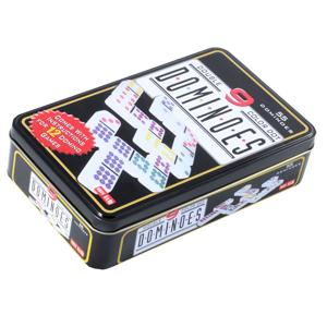 Longfield domino dubbel 9 in blik