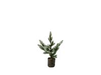 House Of Nature Kerstboom met sneeuw in pot 37cm