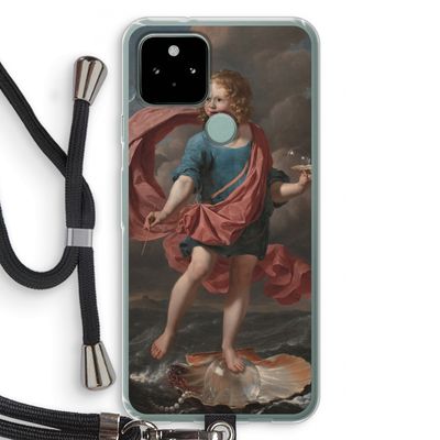 Soap Bubbles: Pixel 5 Transparant Hoesje met koord