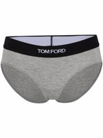 TOM FORD culotte à logo - Gris - thumbnail