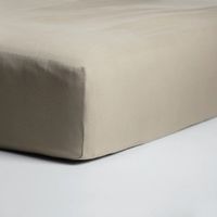 Cinderella Dubbel Jersey Hoeslaken Taupe-1-persoons (80x200 cm) - thumbnail