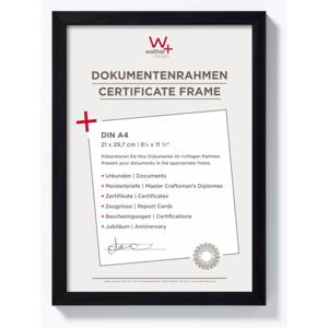 walther+ design JK-130-B Wissellijst Papierformaat: 20 x 15 cm Zwart