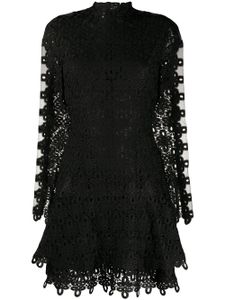 Simkhai robe courte à broderies - Noir