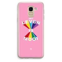 Het Leven Is Mooi: Samsung Galaxy J6 (2018) Transparant Hoesje Het Leven Is Mooi: Samsung Galaxy J6 (2018) Transparant Hoesje