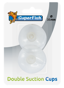 Superfish Dubbele Zuiger 35mm 2-Pack - Sterke Aquarium Slangbevestiging, Universeel