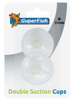 Superfish Dubbele Zuiger 35mm 2-Pack - Sterke Aquarium Slangbevestiging, Universeel - thumbnail