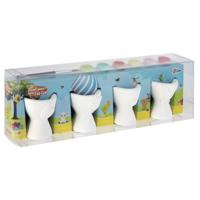 Grafix Verf je eigen eierdopjes, 4st.