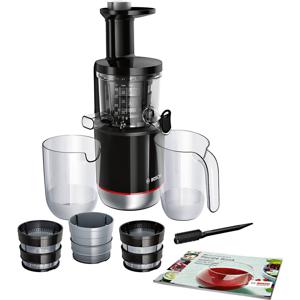 Bosch Haushalt Slowjuicer DE-MESM731M 150 W Zwart, Zilver (mat)