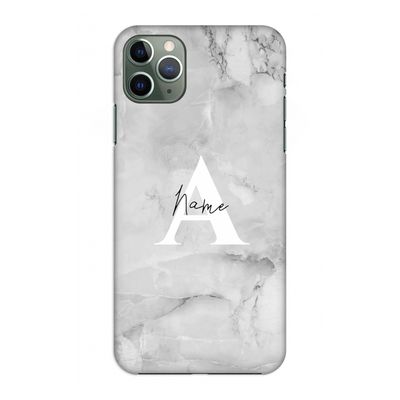 Ivory Marble: Volledig geprint iPhone 11 Pro Max Hoesje