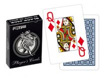 Dal Negro speelkaarten Black Jack 6,5 x 9,1 cm karton wit/blauw - thumbnail