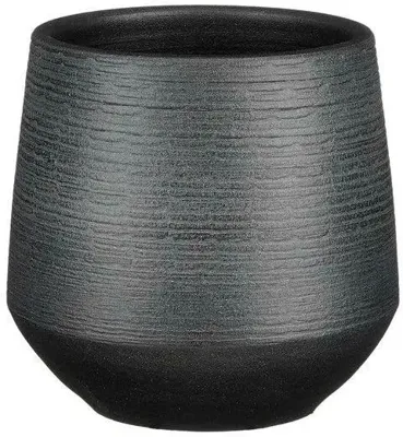 Mica Decorations Pot Evora 16x15cm zwart