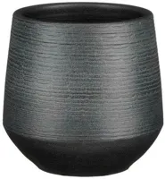 Mica Decorations Pot Evora 16x15cm zwart