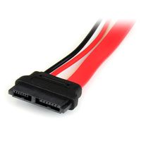 StarTech.com 15cm Slimline SATA naar SATA Adapter met Voeding F/M - thumbnail