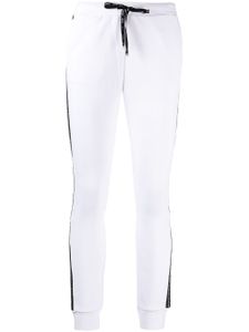 LIU JO pantalon de jogging à bande latérale - Blanc