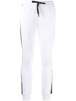 LIU JO pantalon de jogging à bande latérale - Blanc