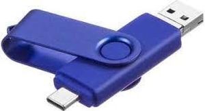 Retailverpakking 128 GB - USB Stick - USB-C (OTG) - Blauw