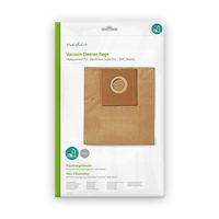 Nedis Stofzuigerzak | 10 Stuks | Papier | voor Electrolux | Bruin | 1 stuks - DUBG114ELE10 DUBG114ELE10