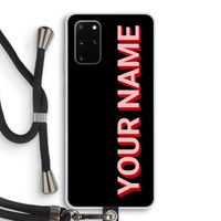 Namecase: Samsung Galaxy S20 Plus Transparant Hoesje met koord