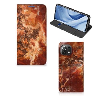 Xiaomi 11 Lite NE 5G | Mi 11 Lite | Standcase | Marmer Bruin