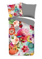 HIP Dekbedovertrek "Mandals en bloemen" - Multi - (135x200 cm) - Katoen Flanel