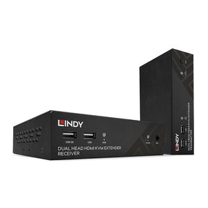 Lindy 39374 KVM-extender Zender en ontvanger