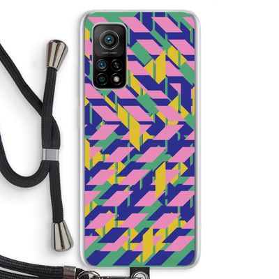 Skew Blush 1: Xiaomi Mi 10T 5G Transparant Hoesje met koord