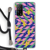 Skew Blush 1: Xiaomi Mi 10T 5G Transparant Hoesje met koord