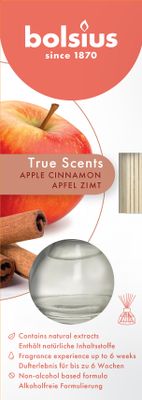 Bolsius geurverspreider appel kaneel 45ml true scents