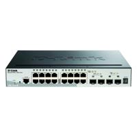 D-Link DGS-1510-20/E DGS-1510-20/E Netwerk switch 16 + 4 poorten 76 Gbit/s