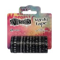 Ranger Ink Ranger • dylusions washi tape set black 3,5cm x 5,5m 12pieces