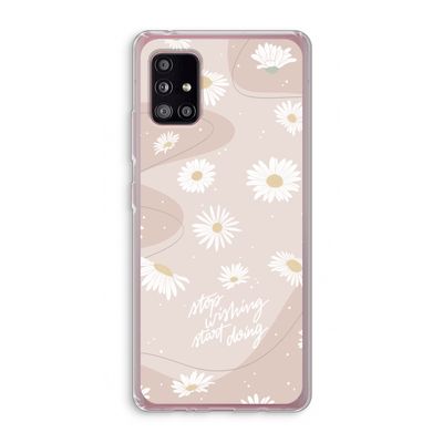 Daydreaming becomes reality: Samsung Galaxy A51 5G Transparant Hoesje