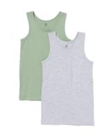 HEMA Kinderhemden - 2 Stuks Groen (groen)
