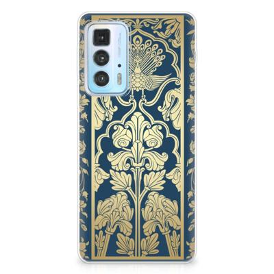 Motorola Edge 20 Pro | TPU Case | Beige Flowers