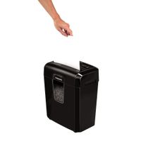 Fellowes 8С papiervernietiger Kruisversnippering 22 cm Zwart - thumbnail